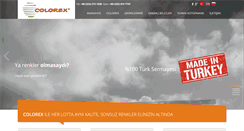 Desktop Screenshot of colorex.com.tr
