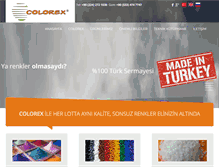 Tablet Screenshot of colorex.com.tr
